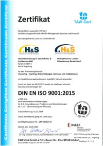 ISO 9001 Zertifizierung