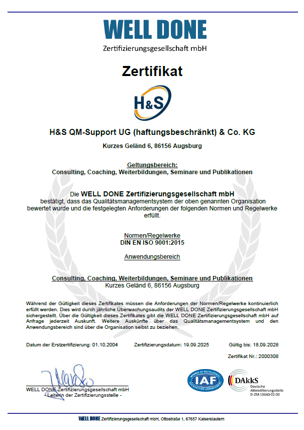 H+S Zertifikat zur ISO 9001_2015